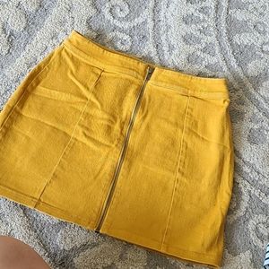 Forever 21 yellow skirt